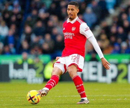 Saliba started 21 Premier League games at Arsenal’s home court, with a record of 16 wins, 4 draws and 1 loss.