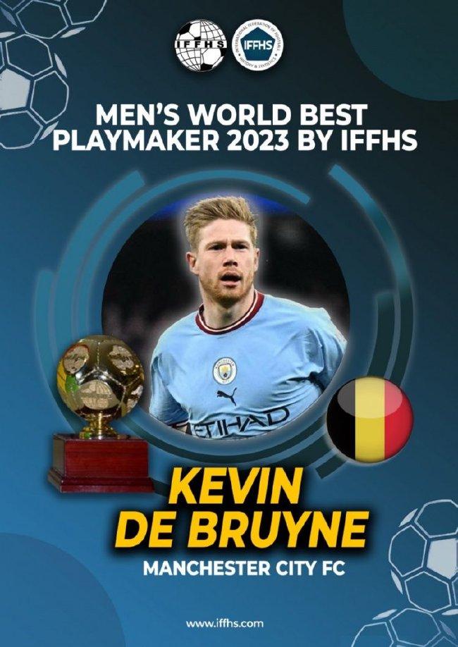 Official: De Bruyne selected as IFFHS Playmaker of the Year
