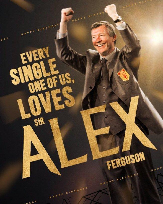 Manchester United officially wishes Ferguson a happy 82nd birthday: Everyone loves you